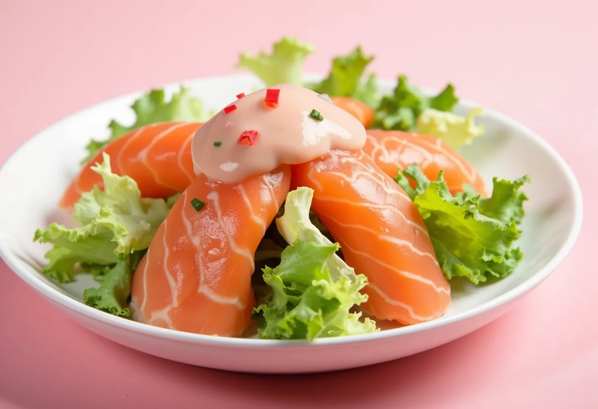 简易三文鱼沙拉