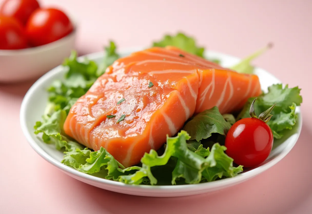 简易三文鱼沙拉